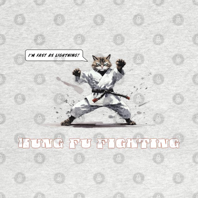 Kung Fu Fighting Cat by MythicLegendsDigital